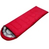 Hooded Camping Sleeping Bag - Red Photo