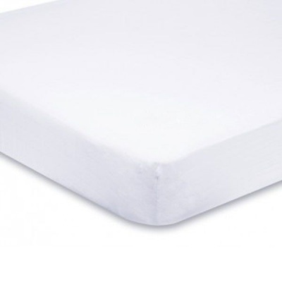 Photo of little acorn White Cot Fitted Sheet - Standard