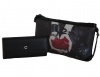 Fino PU Leather Crossbody Clutch Bag with Deatachable Chain & Purse Set Photo