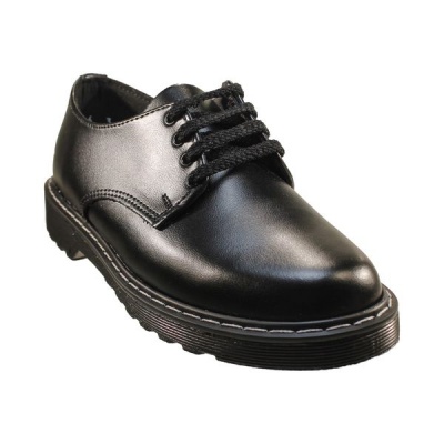 Photo of Buccaneer Boy's Genuine Leather School Shoes - Black