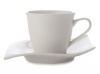 Maxwell & Williams - 90ml Basics Motion Demi Cup & Saucer - Set of 8 Photo