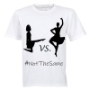 Unisex Irish vs. Highland Dancers T-Shirt - White Photo
