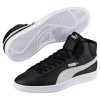 Puma Men's Smash V2 Mid L Tennis Inspired Shoes - Black/White Photo