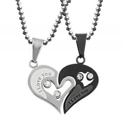 Photo of Uloveido Paired Heart Necklace Pendants for Couples