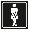 Parrot Products: Ladies Toilet Symbolic Sign Photo