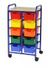 Greenbean Multi-Coloured Classroom and Household Storage Unit - 12 Bins Photo