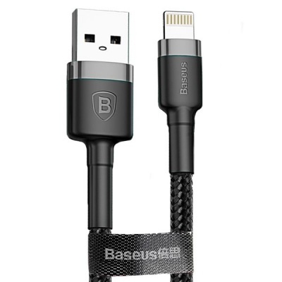 Photo of Baseus 1m - 2.4A Cafule USB Type-A 2.0 to Lightning Cable