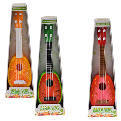 Photo of Bulk Pack x6 Assorted 35cm Fruit Musical String Guitar