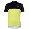 Odlo Men's Active Short Sleeve Cycling Jersey - Green & Black Photo
