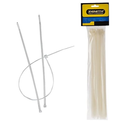 Pack of 5 Cable Ties White 48x300mm