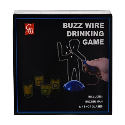 Bulk Pack x 2 Drinking Game Buzz Wire 4 Glasses
