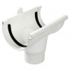 Agrinet Pvc Half-Round Gutter - Round Outlet Photo
