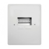 NUR Mini Rail Distribution Board - 8Way Flush Metal Photo