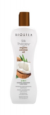 Photo of Biosilk Organic Coconut Oil 3-in1 Shampoo Conditioner Bodywash