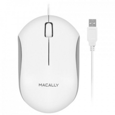 Photo of Macally Optical USB Mouse - White
