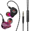 Dual Dynamic Driver Super Bass HIFI Earphone - Black Photo