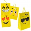 Bulk Pack x 8 Paper Gift-Bag Emoji 25x32cm Photo