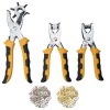 3" 1 Leather Hole Punch Plier Tool Kit Photo