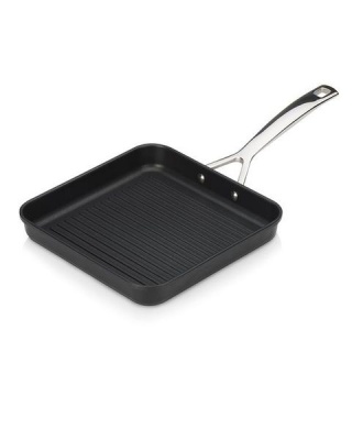 Photo of Le Creuset Toughened Non-Stick Ribbed Square Grill - 28cm