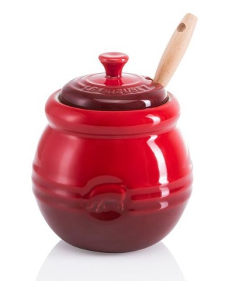 Photo of Le Creuset Barbecue Pot with Silicone Brush - Cerise