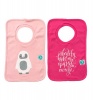 Pullover Head Bib 2 Pack - Alphabet Pink Photo