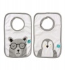 Pullover Head Bib 2 Pack - Penguin Photo