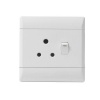 CBI electric Cbi Single Switch Plug - 4X4 White Photo