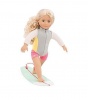 Our Generation Deluxe Doll With Book Coral 18" Blonde Photo
