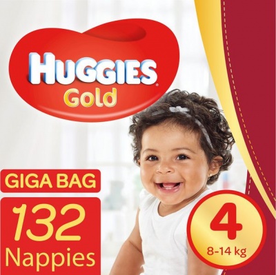 Photo of Huggies Gold - Size 4 Giga Bag - 132's