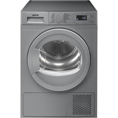 Photo of Smeg 60cm 8kg Silver Freestanding Heat Pump Tumble Dryer - DHTS81LSA