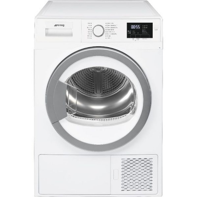 Photo of Smeg 60cm 8kg White Freestanding Heat Pump Tumble Dryer - DHTW81ESA