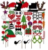 Photo Booth Props Kit for Birthday Party Favors - 50 Piece Photo