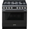 Smeg 90cm Anthracite Portofino Cooker & Multifunction Oven - CPF9GMAN Photo