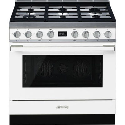 Photo of Smeg 90cm Ice-White Portofino Cooker & Multifunction Oven - CPF9GMWH