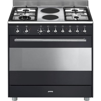 Photo of Smeg 90cm Anthracite Concert Cooker & Multifunction Oven - SSA92MAA9