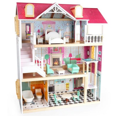 Photo of TopBright 3-Story Furnished Doll House