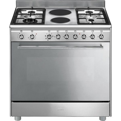Photo of Smeg 90cm Gas/Electric Stainless Steel Cooker - SSA92MAX9