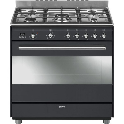 Photo of Smeg 90cm Gas/Electric Anthracite Cooker - SSA91MAA9