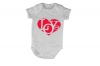 Love - Heart - Baby Grow Photo