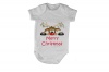 Merry Christmas - Peeking Reindeer! - Baby Grow Photo