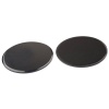 2 Piece Exercise Sliding Gliding Discs Fitness Sliders - Black Photo