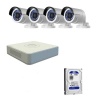Hikvision 720p 4 Channel Turbo HD Kit with 1TB HDD DIY CCTV Kit Photo