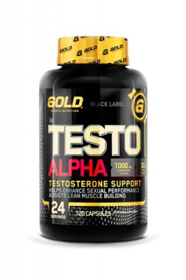 Photo of Gold Sports Nutrition Testo Alpha - 120 Capsules
