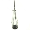 Pamper Hamper - Embossed Glass Bottle Hanging Candle Holder Photo