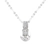 Civetta Spark Monica Necklace with Swarovski Silver Shade Crystal Photo