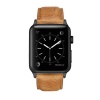Colton James Leather Strap for Black/Space Grey 42mm Apple Watch - Tan Photo