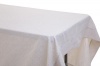 Cottonbox Linpolycotton Cara Silver - 6 Seater Tablecloth Photo