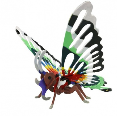 Photo of Robotime 3D Wooden Puzzle With Paints - Butterfly
