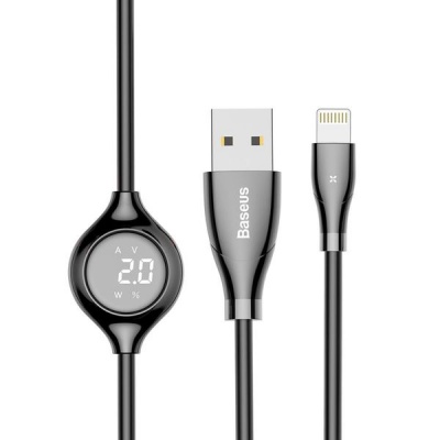 Baseus 1m 2A Big Eye Digital Display USB Type A 20 to Lightning