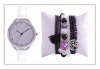 Digitime Womens Watch and Jewellery Set Silver